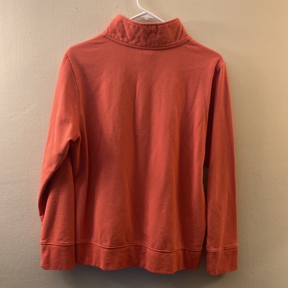 Salmon Eddie Bauer Quarter-Zip Pullover - Picture 2 of 3